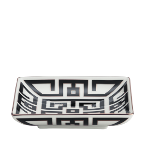 Ginori Labirinto Black Square Bowl - 5.3"